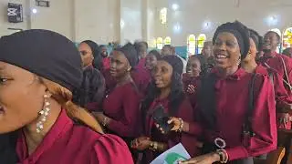 Sunday Mass selection of Queen of peace youth choir, Maryland,Enugu, Nigeria.