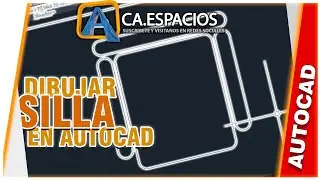bloque de silla en autocad