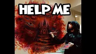 YuGiOh fan tries to finish a WEIRD painting - Master Duel or Wizard101 later - Suggest art ideas