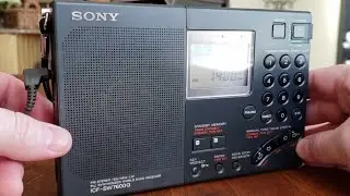 Review of Sony ICF-SW 7600G. Made in Japan 