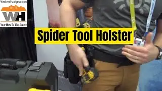 Spider Tool Holster Utility Belt Cordless Tool Holder | Weekend Handyman