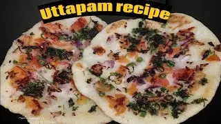 बचे चावलों से हेल्दी और टेस्टी नाश्ता रेसिपी ।😋 जान बुझकर बचाओगे चावल ।Quick & Easy Uttapam Recipe ?