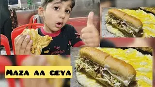 Anda Shami Lapeta Burger Food Review | Best Shami Burger
