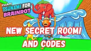 ESCAPE TSUNAMI FOR THE BRAINROTS MAP FORTNITE  Gako - NEW SECRET ROOM , SECRET BRAINROT, CODES