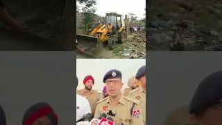 Batala Police bulldozed Drug Smuggler&rsquo;s Property in Qadian
