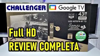 CHALLENGER SMART TV FULL HD (43TG79 BT T2) GOOGLE TV: REVIEW COMPLETA