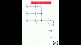 How to Make 3 Input OR Gate Using diode