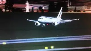 Airbus a318 landing FSX
