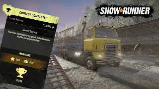 SnowRunner - Cement Delivery - The &ldquo;Easy&rdquo; Way with Transtar 4070A (The Worst Truck!)