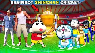 Shinchan Win In BIGGEST CRICKET Match In GTA 5!