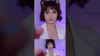 Catgirl doctor sharp & dull test 🐱#ASMR #cranialnerveexam #softspoken #asmrroleplay