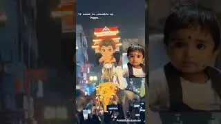 Thrissur Pooram 2025.. My daughter #kudamattam #thrissur #pooram #2025 #ghibli #baby #youtubeshorts