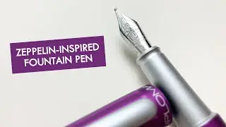 Diplomat Aero Fountain Pen - Violet Broad Nib
