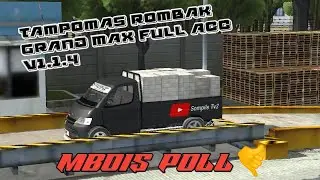 DETAIL PARAH !! RIVIEW KODENAME TAMPOMAS ROMBAK PICKUP GRAND MAX FULL ACC TRUCSID V1.1.4
