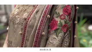 Maria B: Maria B Lawn 2019, Chiffon Suits Collection - Maria B EMbroidered Luxury Lawn 2019 |