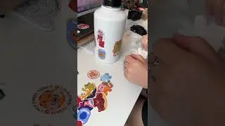 Sticker Therapy: How I Turned My Water Bottle into a Cute Pick-Me-Up! #stickershop #stickerdesign