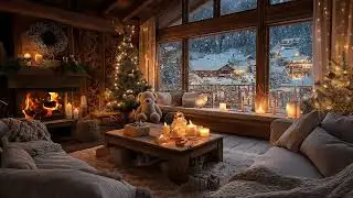 Relaxing  Music 2026 | Cozy Snowfall Ambience for Sleep & Holiday Calm
