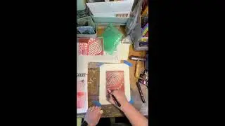 Gelli print experiments... #gelliprinting #mixedmedia #artjournal