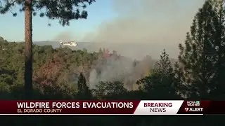 Moccasin Fire | 10 p.m. update on El Dorado County fire