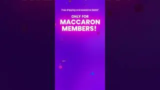 Introducing Maccaron Membership! 🌟⁠