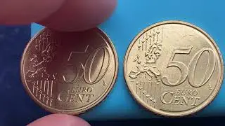 50 euro cent 2013 Cyprus coins 