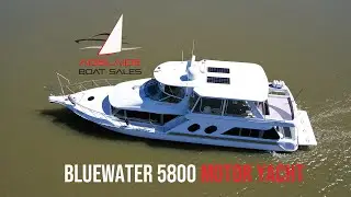 Bluewater 5800 — моторная яхта с флайбриджем — исключительное развлечение