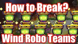 【Summoners War RTA】How to Break? Tier SSS Wind Robo Teams🤔🤔🤔🤔