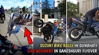 Poddar Suzuki Rally 2023 in Guwahati 🏁 || Live Accident 😨 at Guwahati