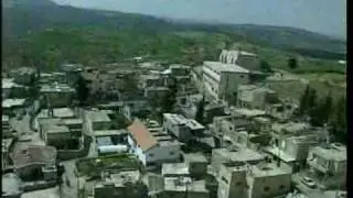 Zefat, Israel: A birds eye view of the ancient city