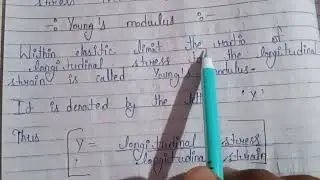 young modulus of elasticity physics class 11 ))(( young  modulus  ))