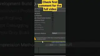 Быстрое решение: ошибки &laquo;Build Player&raquo; в Unity за СЕКУНДЫ! (Совет по скрипту C#)