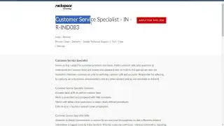 RACKSPACE TECHNOLOGY || WORK FROM HOME || 35,000 SALARY|| ALL STUDENTS APPLY NOW