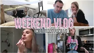DAY IN THE LIFE OF A MILITARY FAMILY VLOG | MAKEUP ROUTINE | FATHERS DAY SURPRISE | ALEXIS GREEN
