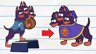Hund geht zur SCHULE! | Junge & Drache | Video f&uuml;r Kinder | WildBrain Kleinkinder