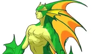Darkstalkers The Night Warriors - Rikuo VS. Bishamon (Music: Balrog Stage OST)