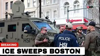 ICE RAIDS Boston Sanctuary City &mdash; Dozens Arrested in Massive Operation!