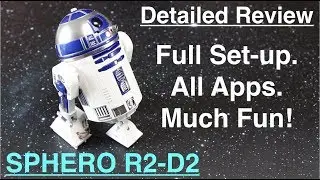 Sphero R2-D2 - Detailed play-test Review. Full set-up & all aspects. With BB-8, much Fun! + Unboxing