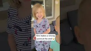 This kid will be a future lawyer 🤣 #kids #funny #shorts
