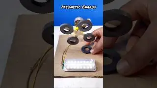 Magnetic Energy Generator #Shorts #dcmotor #generator