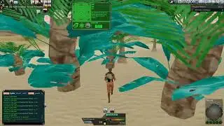 Mining run on Planet Tolan, Entropia Universe.
