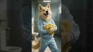 Why did the yellow chicken's feathers grow on the dog? #funny #cute #animation#animals