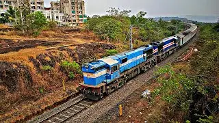 02413 Goa Rajdhani  | 01114 Mandovi Festival  | 02977 Marusagar  | Konkan Railway Electrification