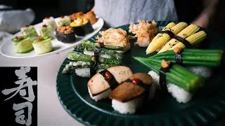 素食精緻家常菜料理 | 素食壽司居然比葷壽司更好吃更好看！