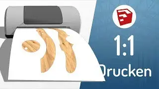 [SketchUp] - Drucken im Maßstab 1:1 als Schablone | Tutorial
