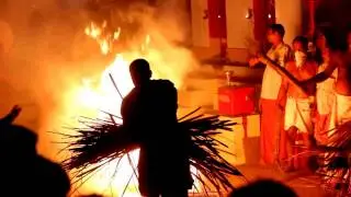 fire dance in kerala