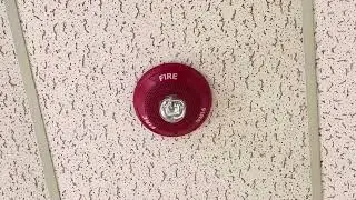 SpectrAlert Advance SPSCRVH Red Speaker Strobe with Fire-Lite ECC-50/100 Voice Evac Message