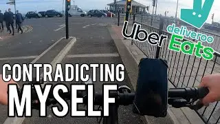 Contradicting Myself Cycling for Uber Eats and Deliveroo