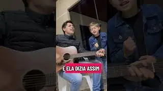 Louvor pai e filho! Coisa maravilhosa 🩵🙌🏻  #louvor #gospel #aovivo #vozeviolao #acustico #musica