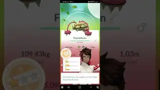 Pokemon Go ULTRA RARE SHINY FERROTHORN ✨️