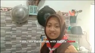 Tugas bahasa Inggris (Text Procedure, How to make milo moss ice)
